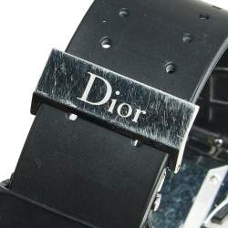 Dior Black Stainless Steel Rubber Chris 47 CD034313 Women's Wristwatch 33 mm