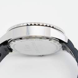 Dior Black Stainless Steel Rubber Diamond Christal CD11431E Women's Wristwatch 38 mm