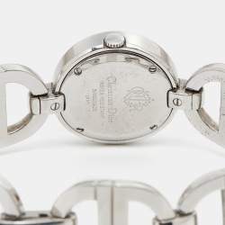 Christian Dior Silver Stainless Steel Malice CD022110 Women's Wristwatch 25 mm