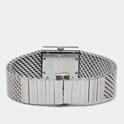 Christian Dior Silver Stainless Steel Riva D80-100 Women's Wristwatch 23 mm