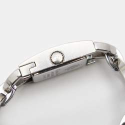 Pre Owned Christian Dior Mother of Pearl Stainless Steel Diamond Malice D78-1091 Women's Wristwatch 19 mm
