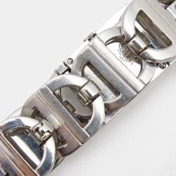 Pre Owned Christian Dior Mother of Pearl Stainless Steel Diamond Malice D78-1091 Women's Wristwatch 19 mm
