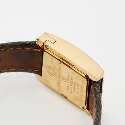 Christian Dior Champagne Gold Plated Stainless Steel Malice D78-5015 Women's Wristwatch 19 mm 