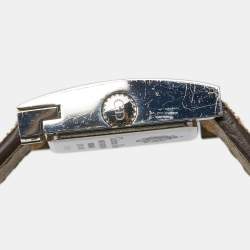 Dior Silver Stainless Steel Suede Malice D78-109 Women's Wristwatch 19 mm
