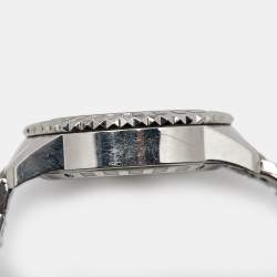 Pre Owned Dior Black Stainless Steel Diamond Christal CD11431E Women's Wristwatch 38 mm