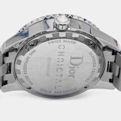 Dior Mother of Pearl Diamond Stainless Steel Christal CD113110M002 Women's Wristwatch 33 mm 