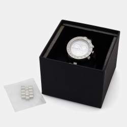 Dior White Stainless Steel Diamond Christal CD114311M001 Women's Wristwatch 38 mm