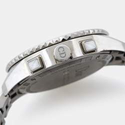 Dior White Stainless Steel Diamond Christal CD114311M001 Women's Wristwatch 38 mm