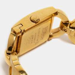 Dior White Gold Plated Stainless Steel Malice D78-159 Women's Wristwatch 19 mm