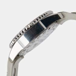 Dior White Stainless Steel Rubber Diamonds Christal CD112113R001 Women's Wristwatch 28 mm