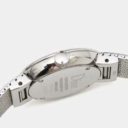 Dior Pink Mother of Pearl Stainless Steel Diamond La D De Dior Satine CD047112M002 Women's Wristwatch 25 mm