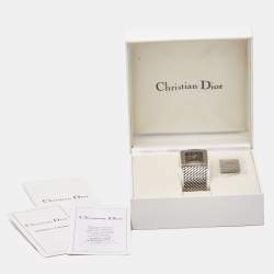 Christian Dior Grey Stainless Steel D79-100 Women's Wristwatch 28 mm