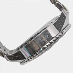 Dior White Stainless Steel Diamonds Christal CD114311 Women's Wristwatch 38 mm