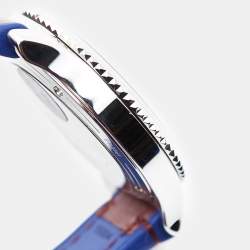 Dior Burgundy Mother Of Pearl Diamond Stainless Steel Leather VIII Place Vendome CD152110A002 Women's Wristwatch 32 mm