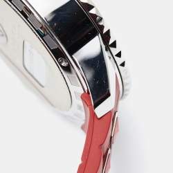 Dior Red Stainless Steel Diamond Rubber Christal CD11431BR001 Women's Wristwatch 38 mm