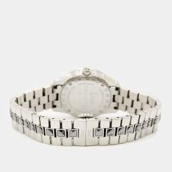 Dior Grey Stainless Steel Diamond Christal CD112115M001 Women's Wristwatch 28 mm