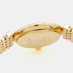 Pre Owned Dior Grey Gold Plated Stainless Steel D68-150 Women's Wristwatch 25 mm