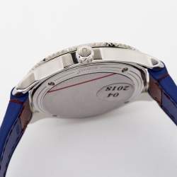 Dior Burgundy Mother Of Pearl Diamond Stainless Steel Leather VIII Place Vendome CD152110A002 Women's Wristwatch 32 mm