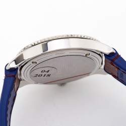 Dior Burgundy Mother Of Pearl Diamond Stainless Steel Leather VIII Place Vendome CD152110A002 Women's Wristwatch 32 mm