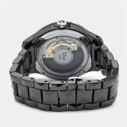 Dior Black Diamond Ceramic Stainless Steel Dior VIII CD1245E0C002 Women's Wristwatch 38 mm 