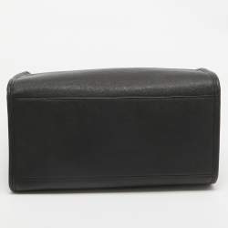 Pre Owned DKNY Black Leather Medium Carol Tote