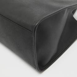 Pre Owned DKNY Black Leather Medium Carol Tote