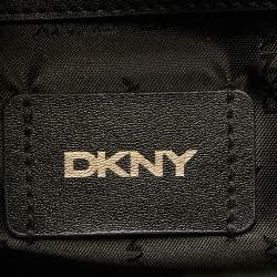 Pre Owned DKNY Black Leather Medium Carol Tote