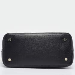 Pre Owned Dkny Black/White Leather Bobi Satchel