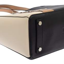 Pre Owned Dkny Tri Color Leather Shopper Tote