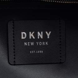 Pre Owned Dkny Tri Color Leather Shopper Tote