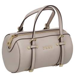 Pre Owned DKNY Beige PVC Small BO Duffel Bag