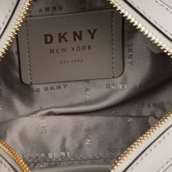 Pre Owned DKNY Beige PVC Small BO Duffel Bag