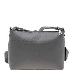 مملوكة مسبقًا DKNY Grey Leather Winston Crossbody Bag