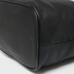 Pre Owned حقيبة يد توتس دي كيه إن واي جلد محبب أسود كبيرة