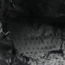 Pre Owned حقيبة يد توتس دي كيه إن واي جلد محبب أسود كبيرة