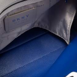 Pre Owned DKNY White Pebble Leather Noho Tote