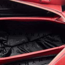 Pre Owned DKNY Red Saffiano Leather Paige Tote