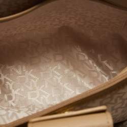 Pre Owned Dkny Yellow Leather Tote