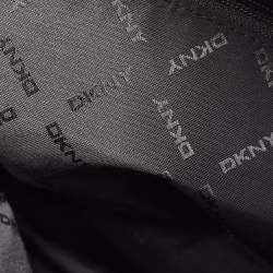 Pre Owned Dkny Blue Saffiano Leather Dome Shoulder Bag