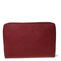 Pre Owned DKNY Red Leather iPad Case