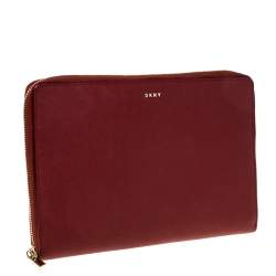 Pre Owned DKNY Red Leather iPad Case
