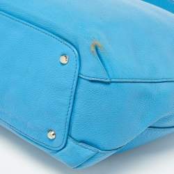 DKNY Blue Leather Hobo