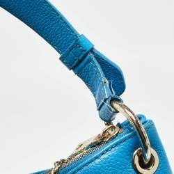 DKNY Blue Leather Hobo