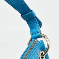 DKNY Blue Leather Hobo
