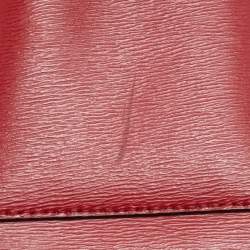 Pre Owned DKNY Red Leather Alexa Phone Crossbody Bag
