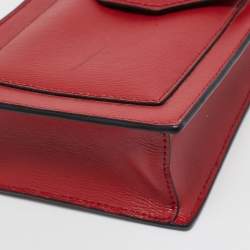 Pre Owned DKNY Red Leather Alexa Phone Crossbody Bag