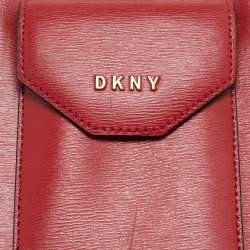 Pre Owned DKNY Red Leather Alexa Phone Crossbody Bag