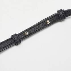 Pre Owned Dkny Black Leather Bryant Park Flap Shoulder Bag