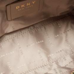 Pre Owned Dkny Green Quilted Glossy Leather Sofia Crossbody Bag