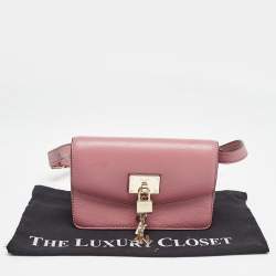 DKNY Pink Leather Elissa Belt Bag